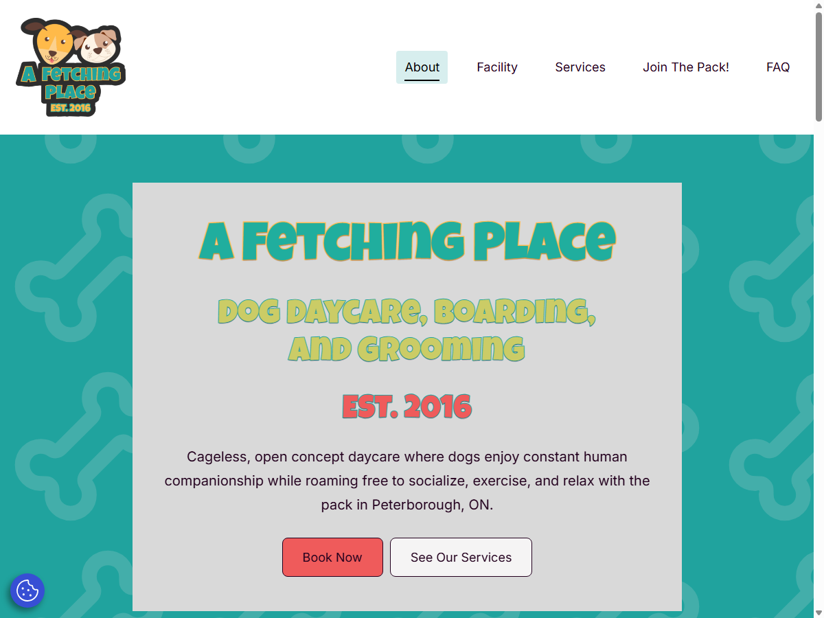A Fetching Place website — visit the live site in a new tab